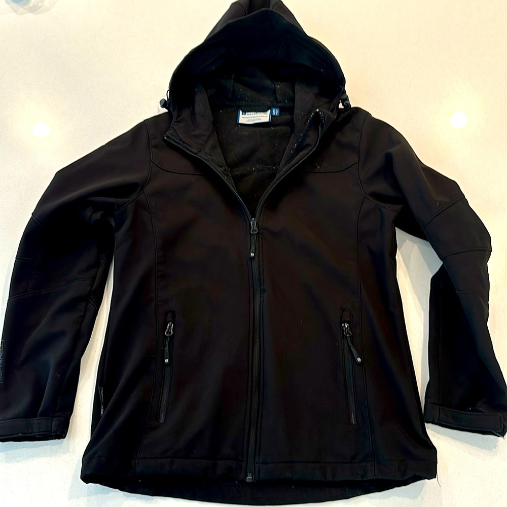 Black zip up jacket